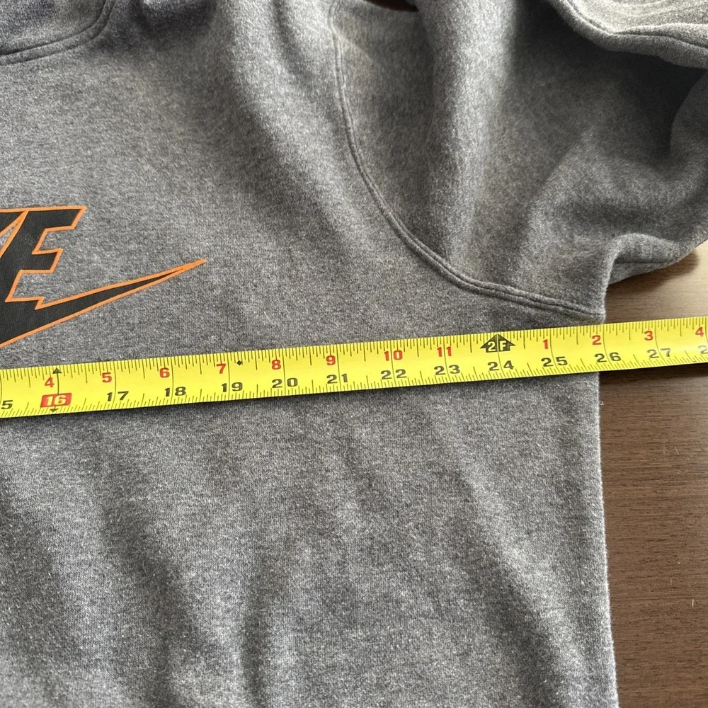 Nike Sportswear Club Fleece Men's Hoodie Dark Gray Logo Size XL Style AJ6352-071